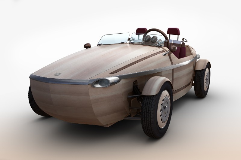 Toyota Setsuna concept από ξύλο