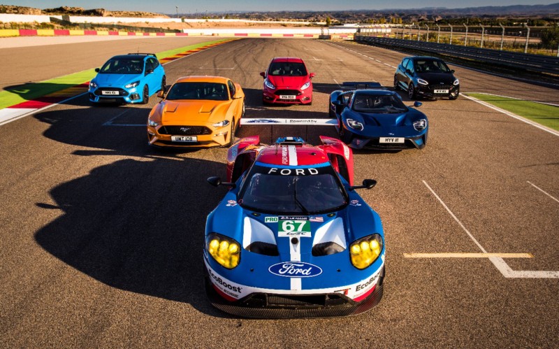 8 μοντέλα της Ford Performance στην πίστα (video)