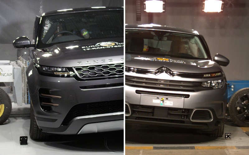 Πώς τα πήγαν στο Euro NCAP τα Citroen C5 Aircross και Range Rover Evoque; (vid)