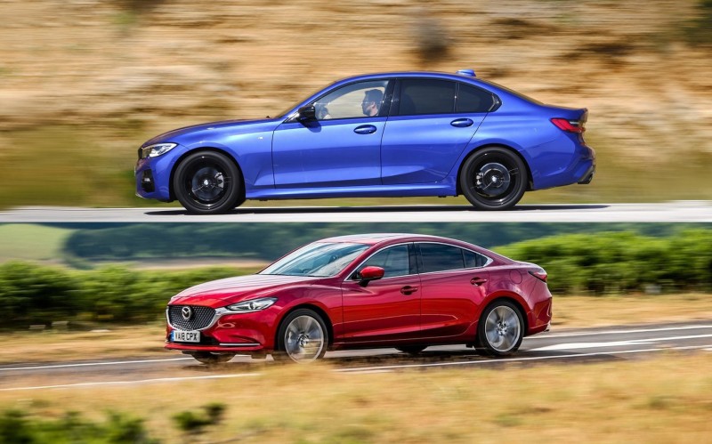 Δοκιμή BMW Σειρά 3 και Mazda6: Ιάπωνας ή Γερμανός;