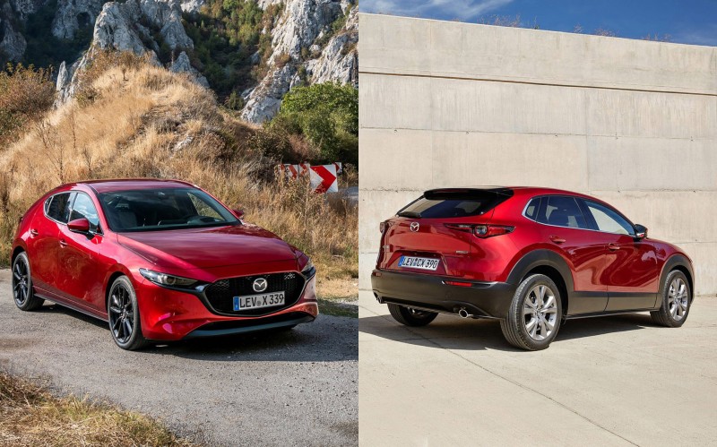 Οι τιμές των Mazda3 και CX-30 με το νέο κινητήρα βενζίνης