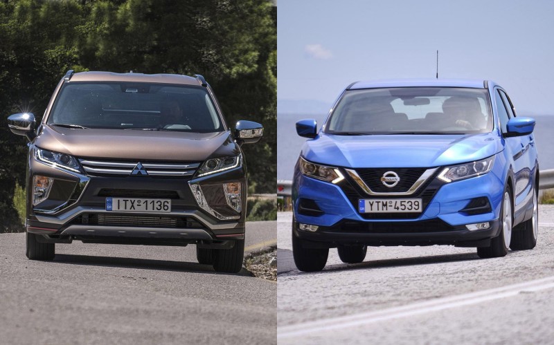 Δοκιμή: Mitsubishi Eclipse Cross ή Nissan Qashqai;