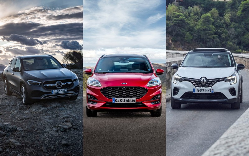 GLA, Kuga ή Captur; Ποιο από τα 3 SUV ψηφίσατε ότι σας ταιριάζει καλύτερα;
