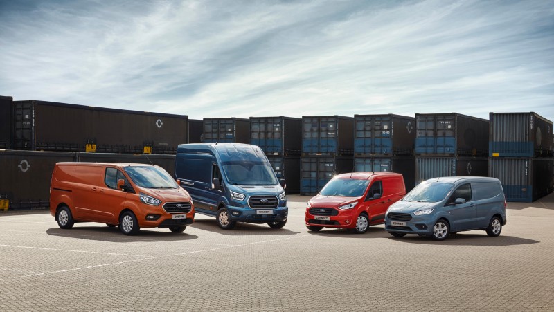 Η Ford στην πρώτη θέση των πωλήσεων ελαφρών επαγγελματικών αυτοκινήτων στην Ελλάδα