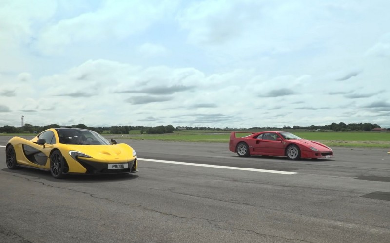 Ferrari F40 Vs McLaren P1: Άνιση μάχη;