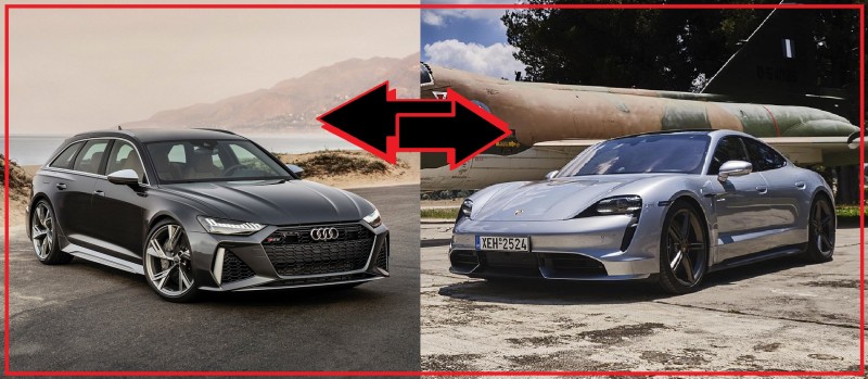 Δοκιμή: Porsche Taycan ή Audi RS6; 680 ηλεκτρικοί ίπποι ή 600 PS από 4λιτρο V8;