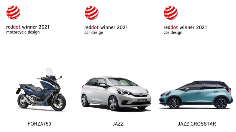 Η Honda απέσπασε 3 RED DOT Awards για το 2021
