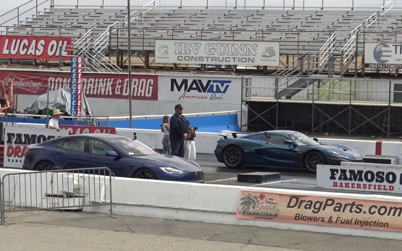 Ηλεκτρικός πόλεμος: Rimac Nevera «τσακίζει» το κορυφαίο Tesla Model S Plaid στην ευθεία (video)