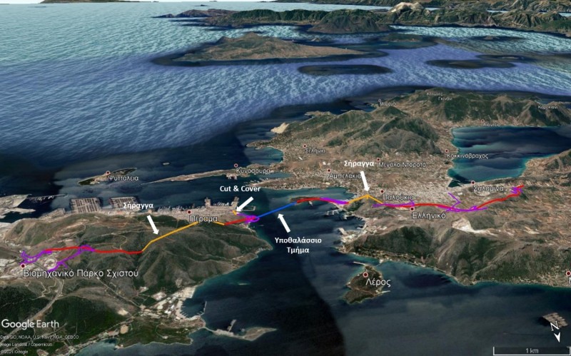 Υποθαλάσσια σήραγγα Σαλαμίνας-Πειραιά: Ολοκληρώνονται οι διεργασίες