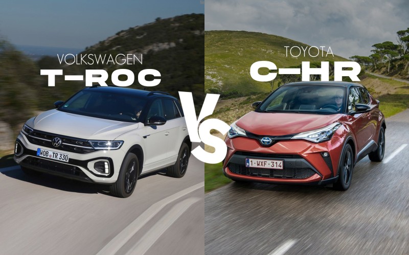 Μοντέρνο SUV: Volkswagen T-Roc ή Toyota C-HR; - Ποιο διαλέγεις;