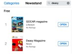 GOCAR & DEASY στην κορυφή του Newsstand!