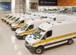 Παράδοση ασθενοφόρων από τη Mercedes-Benz Ελλάς