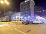 BMW 7άρα υπό δοκιμή τρακάρει με όχημα της Αστυνομίας