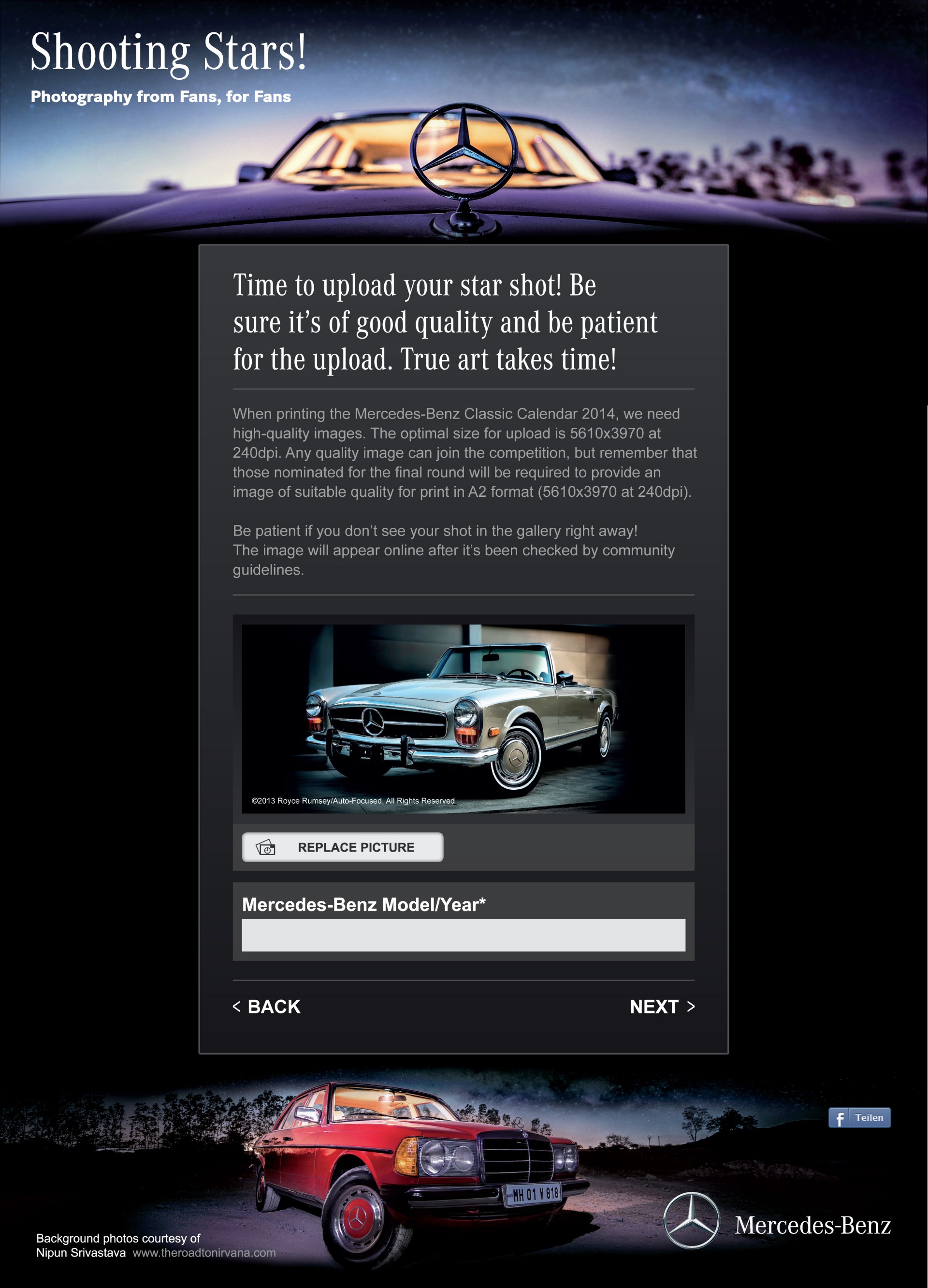 Διαγωνισμός φωτογραφίας κλασικών Mercedes-Benz