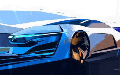 Το Honda FCEV Concept στο L.A.