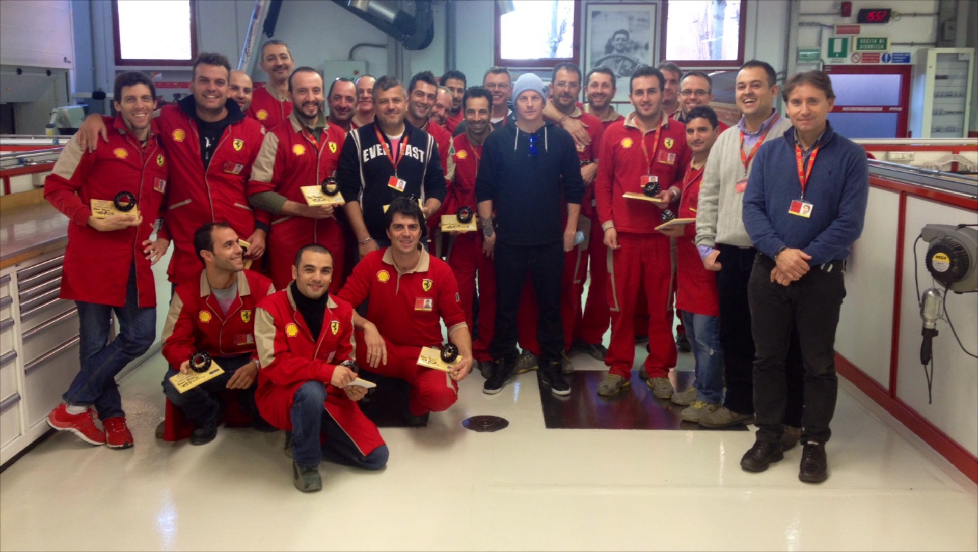 Ο Raikkonen στο Maranello