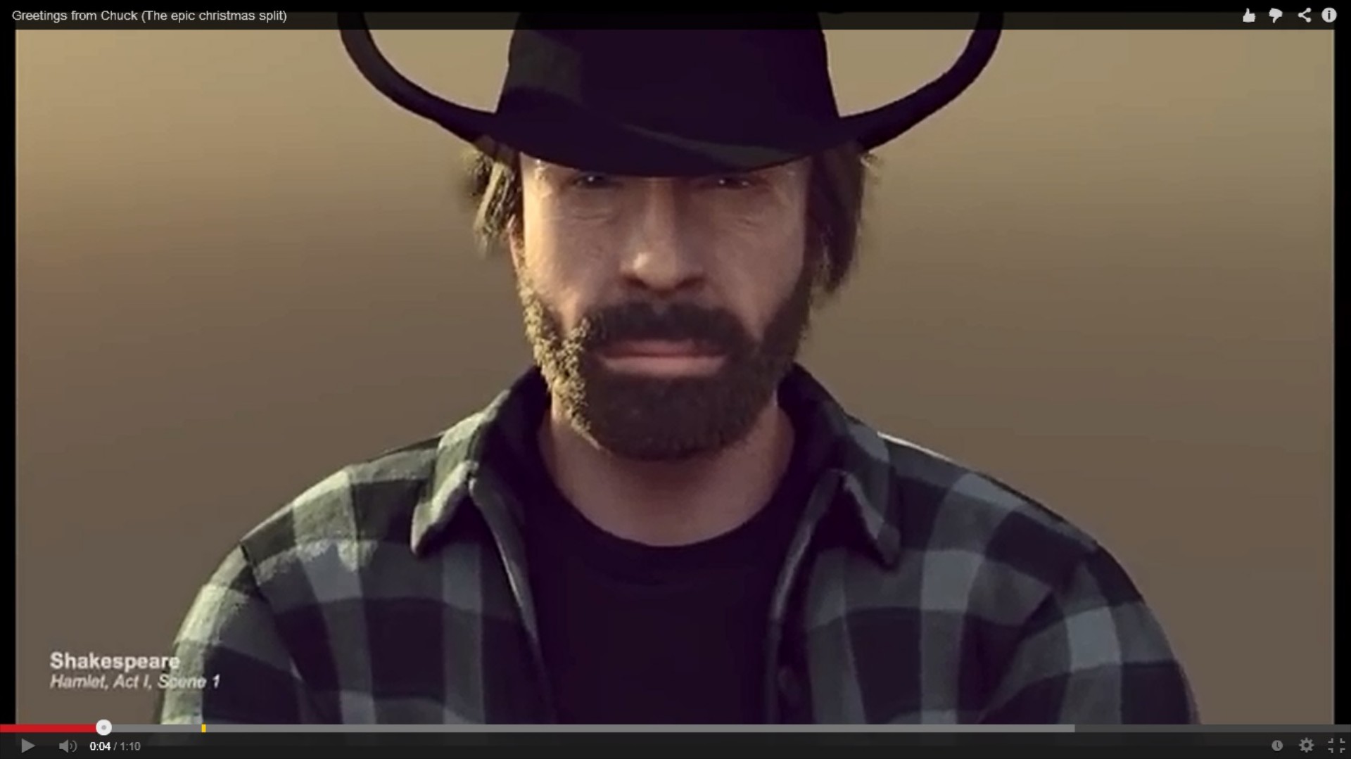 Επικό Χριστουγεννιάτικο split από τον Chuck Norris (VIDEO)