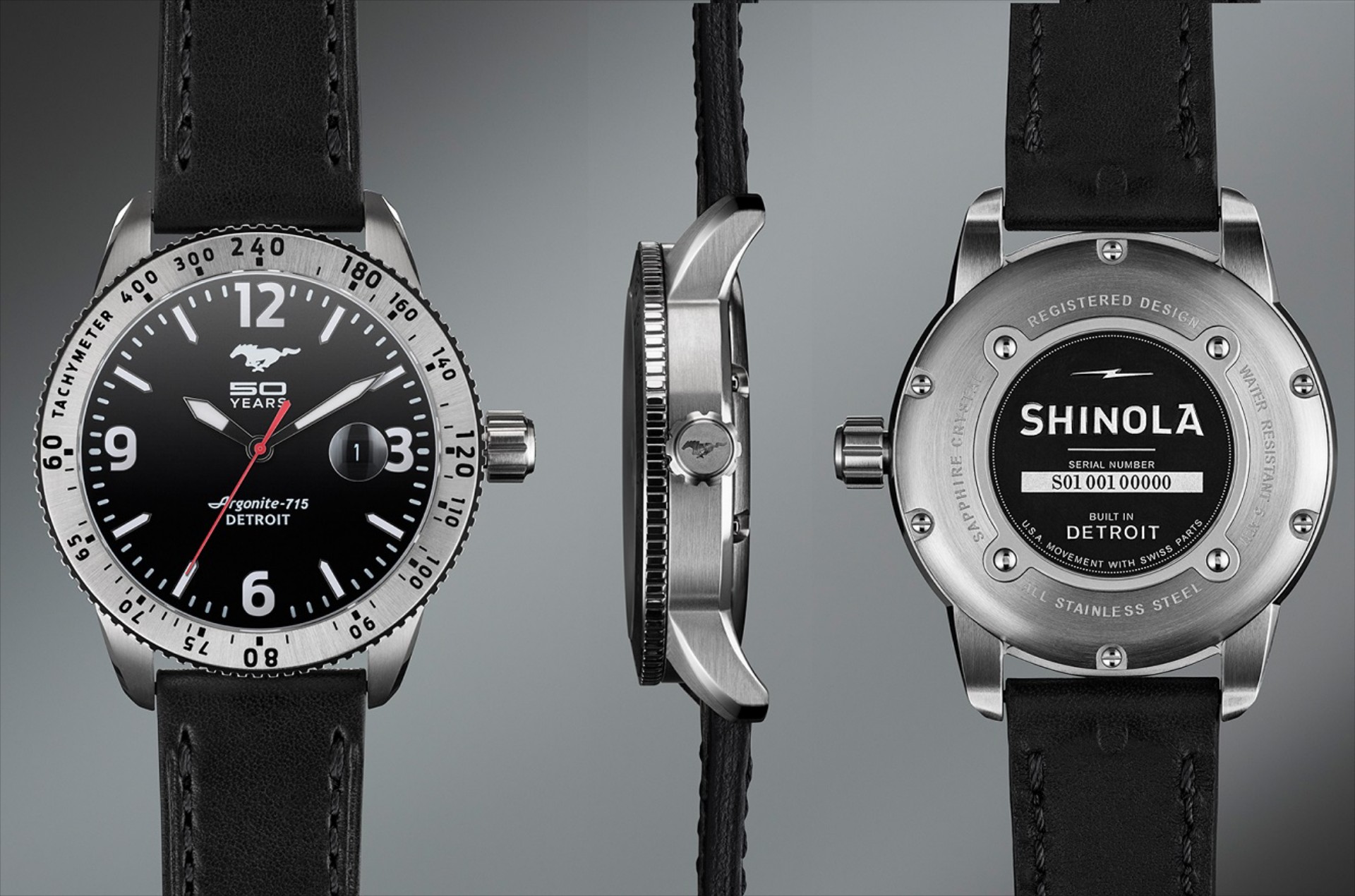 Ρολόι Mustang 50 years Shinola