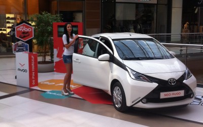 Toyota Aygo @ The Mall Athens