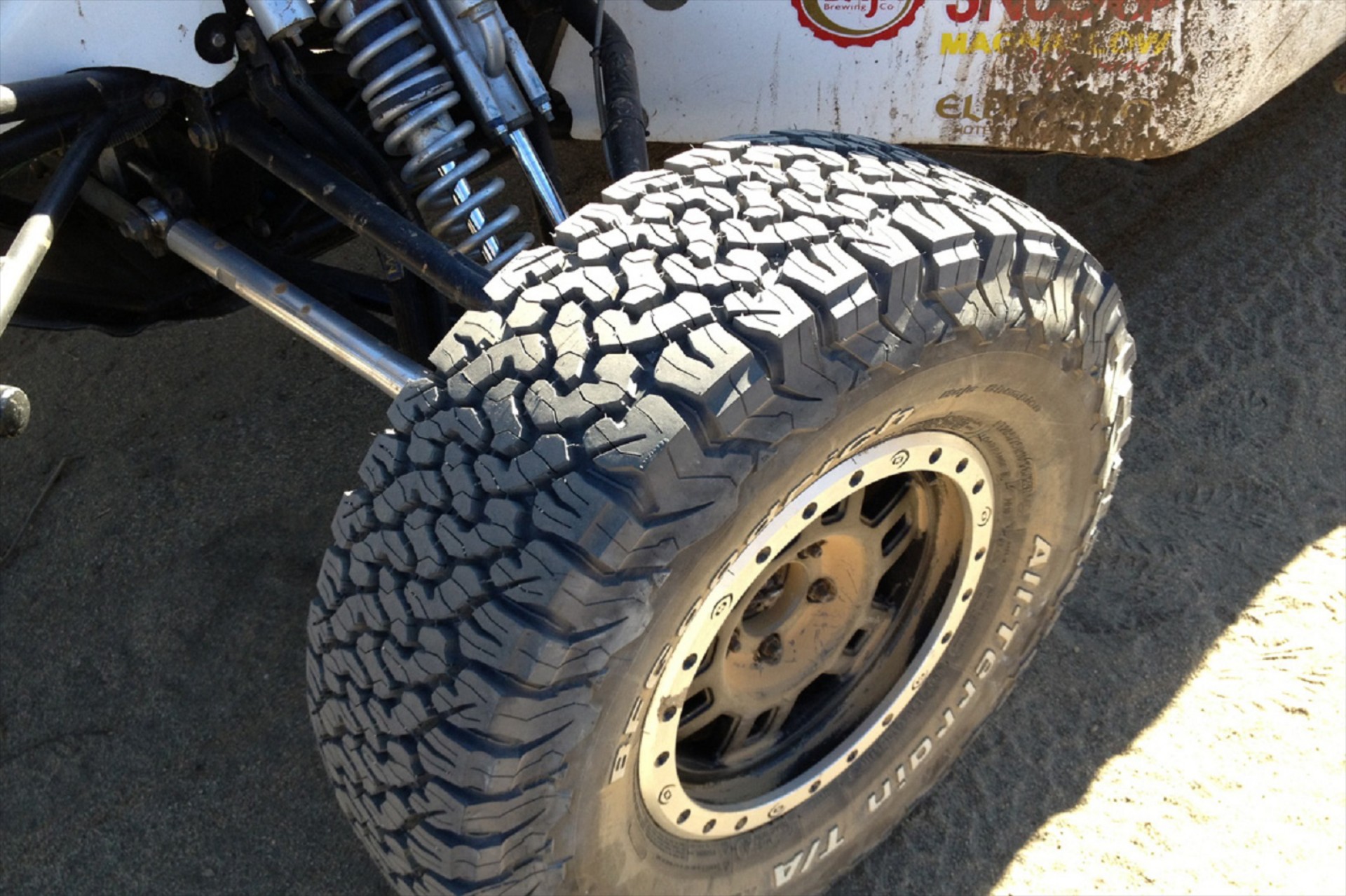 H BF Goodrich φτιάχνει λάστιχα για σκληρά εδάφη