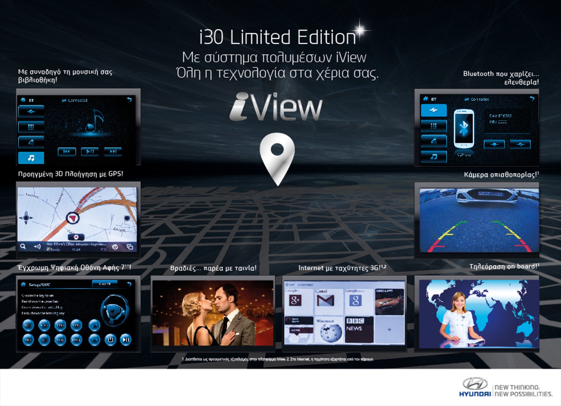 Hyundai i30 Limited Edition με σύστημα iView