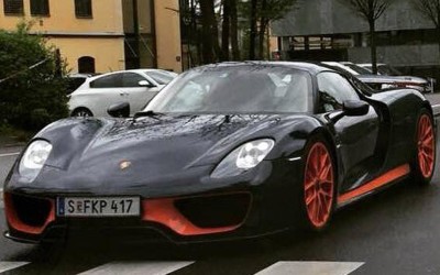 O F. Piech με την Porsche 918 Spyder του