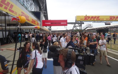 Βόλτες στο paddock του Silverstone
