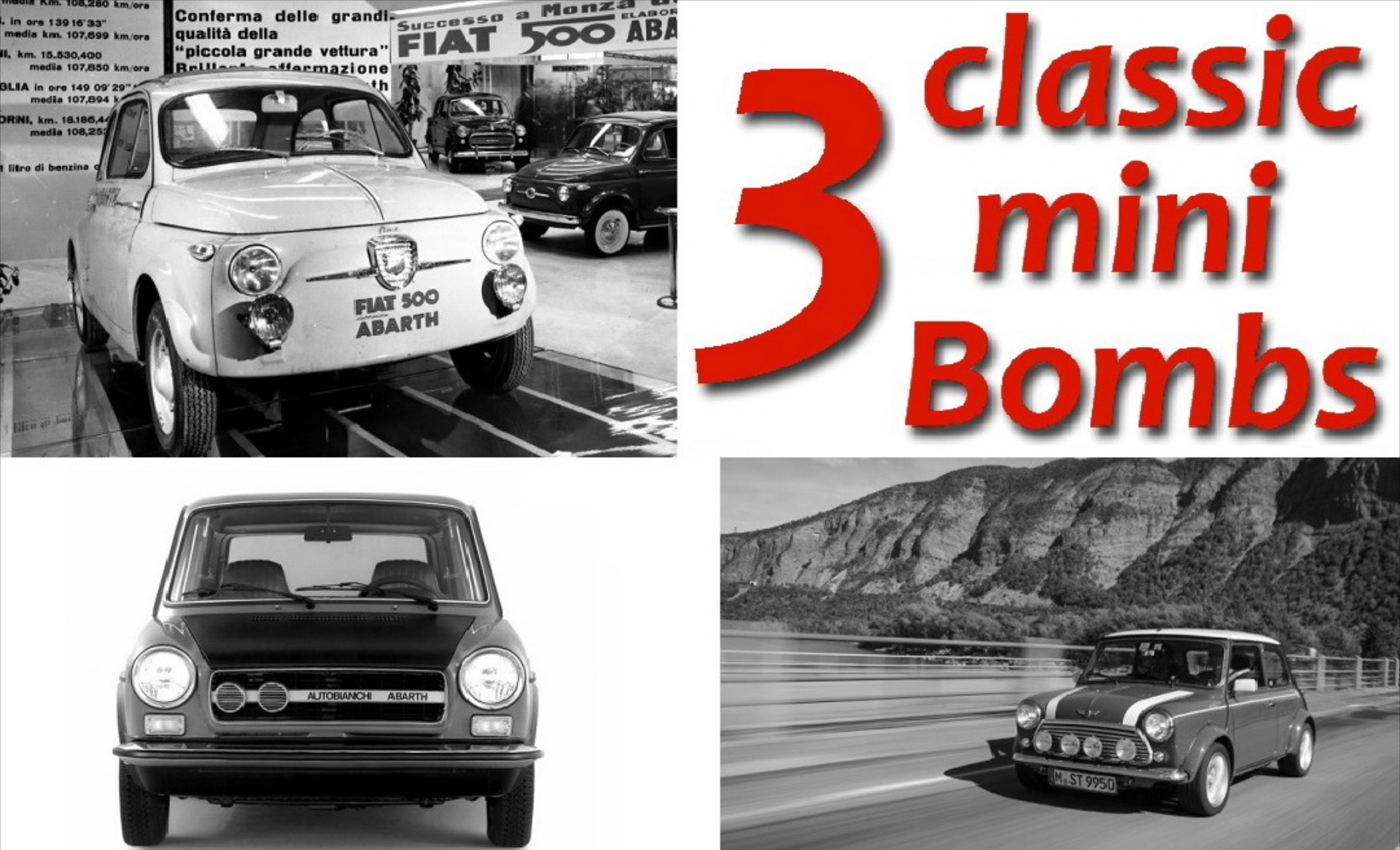 3 Classic Mini Bombs