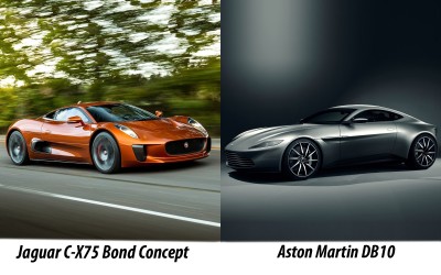 Jaguar C-X75 ή Aston Martin DB10 για τον 007 (Poll)