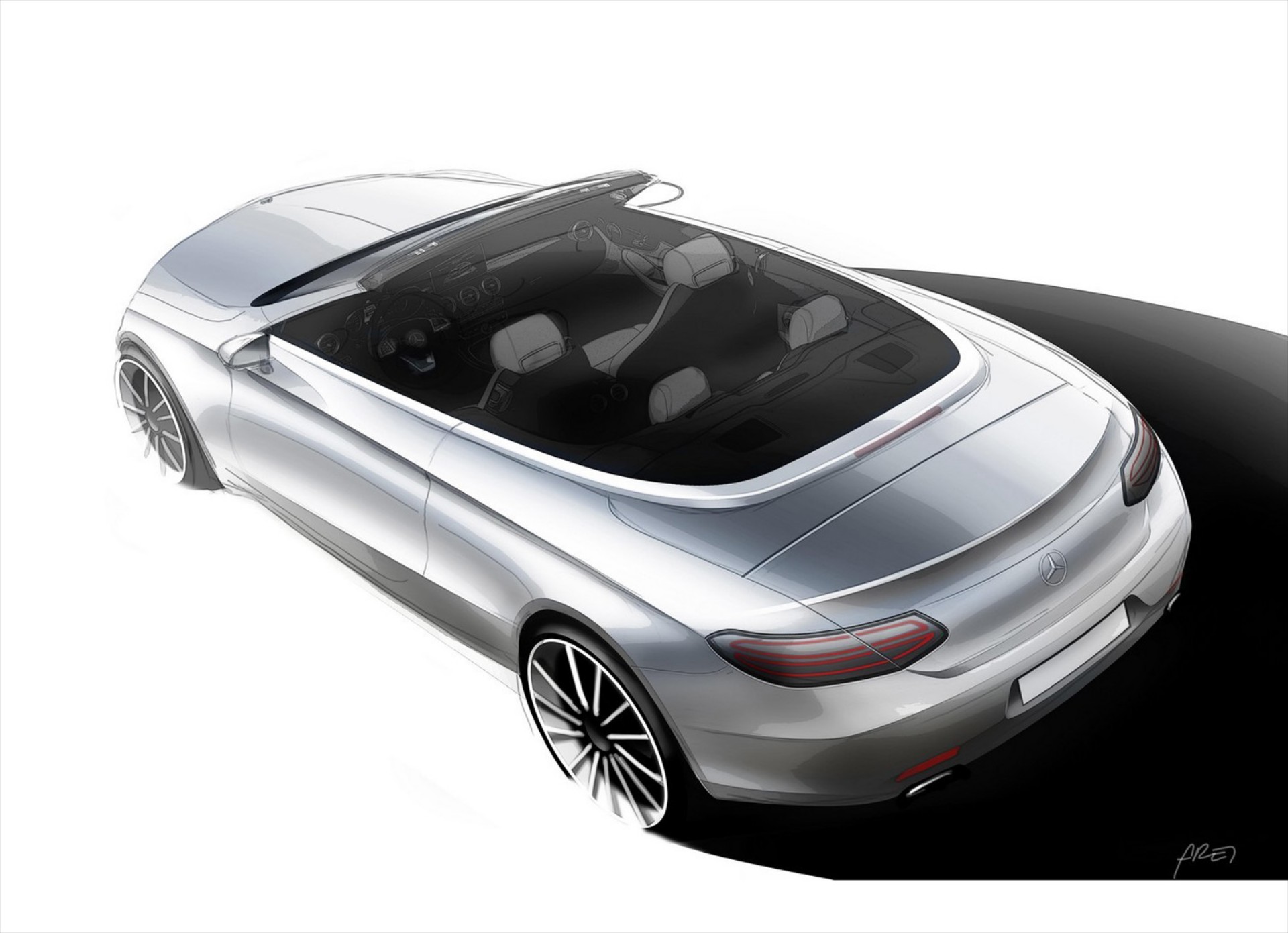 Πρόγευση της ανοιχτής Mercedes-Benz C-Class