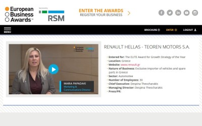 Πλώρη για διεθνή τίτλο η Renault Hellas-Teoren Motors S.A.