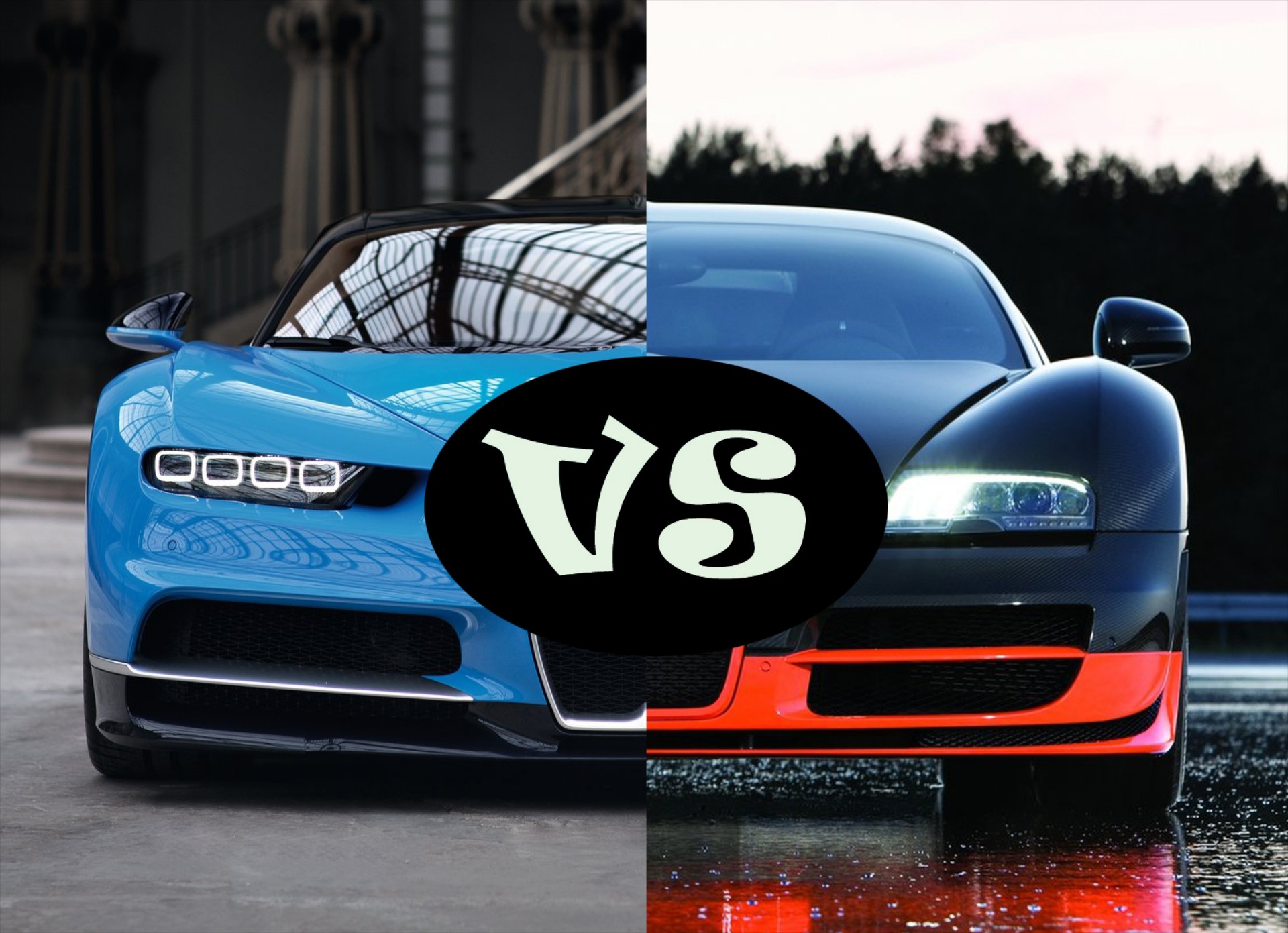 Bugatti Chiron VS Veyron