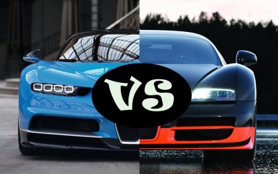 Bugatti Chiron VS Veyron