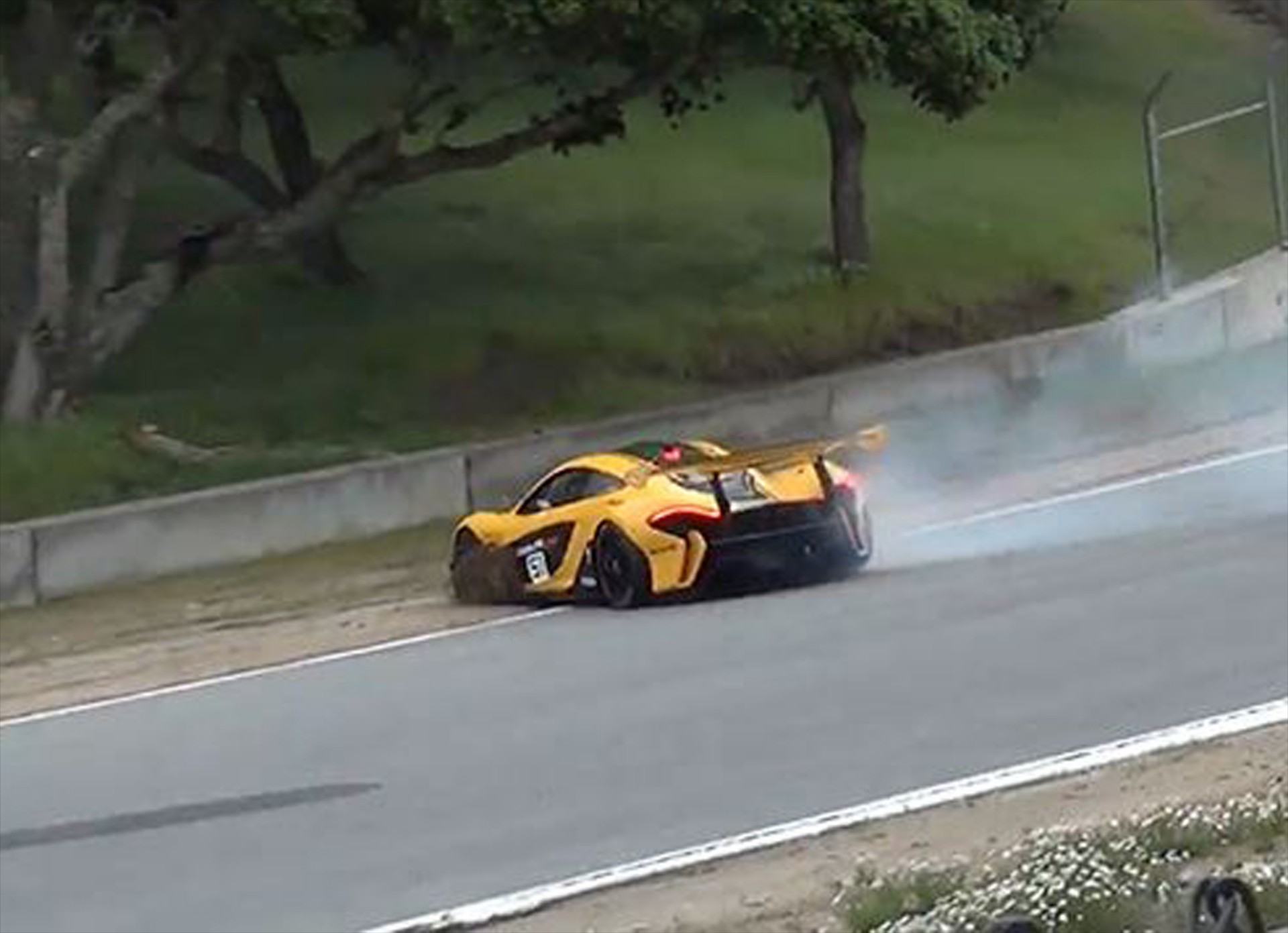 Παραλίγο να «φιλήσει» την… μπαριέρα (video)