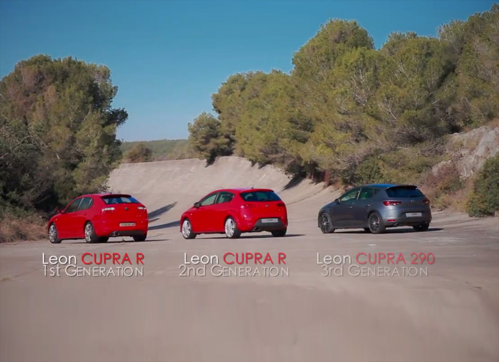 Οι 3 γενιές Seat Leon Cupra (R) (video)