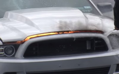 Κατακα(η)μένη Mustang (video)