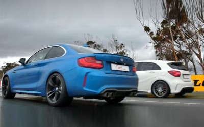 BMW M2 vs Mercedes-Benz A45 AMG (video)