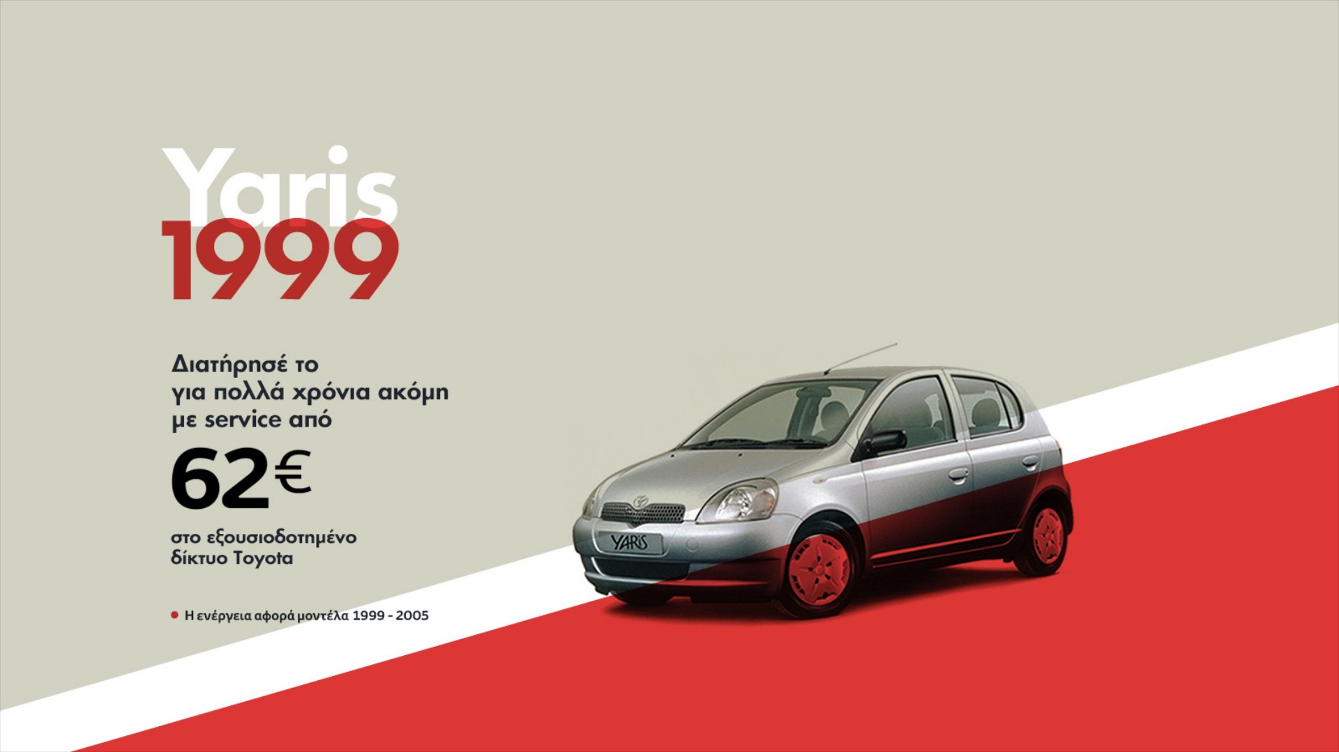 Service από 62 ευρώ για τα Yaris 1999-2005