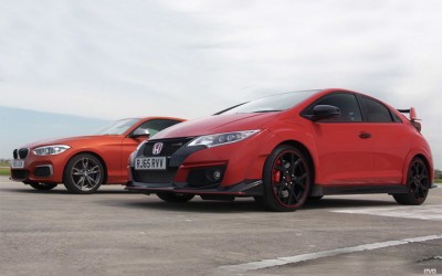 Κόντρα Honda Civic Type R vs BMW 135i (video)