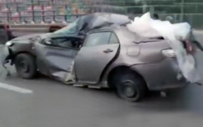 «Αλεξίσφαιρη» Corolla δεν σταματά ποτέ (video)