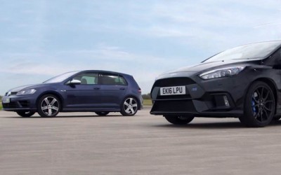 Κόντρα VW Golf R vs Ford Focus RS (video)