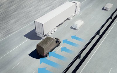 Το Ford Transit κόντρα στους ανέμους (video)