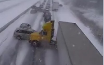 Στο έλεος του χιονιά… (video)