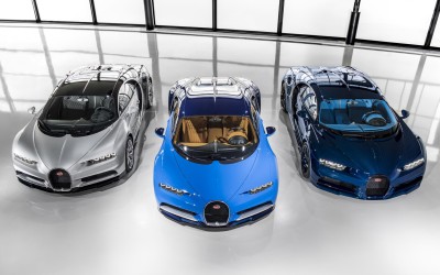 Βγήκαν από το εργοστάσιο οι τρεις πρώτες Bugatti Chiron (vid)