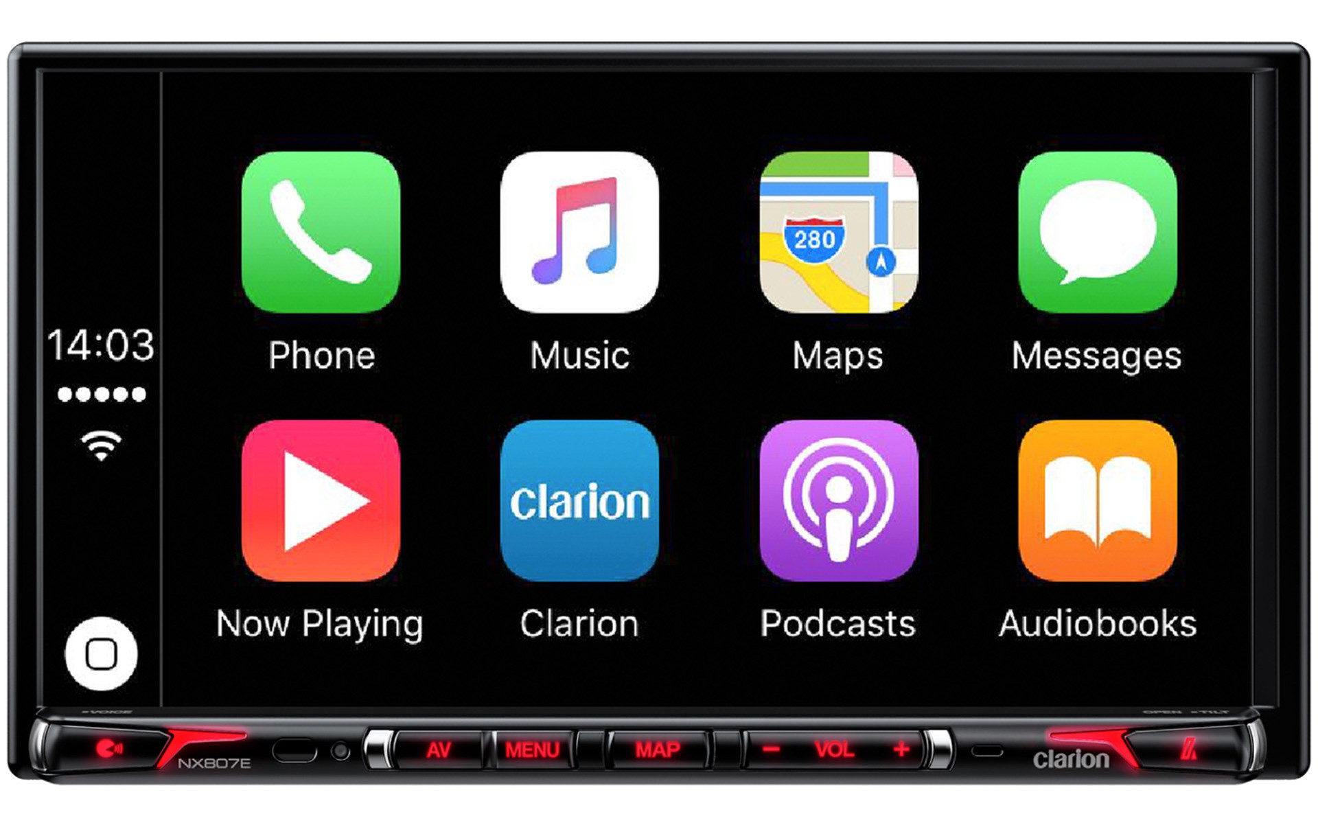 Νέο ηχοσύστημα Clarion με 7 ιντσών οθόνης και CarPlay