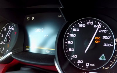 Η Alfa Romeo Giulia επιταχύνει από 0 στα 250 km/h