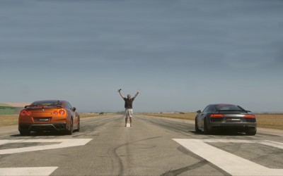 Nissan GT-R απέναντι στο Audi R8 V10 Plus (video)