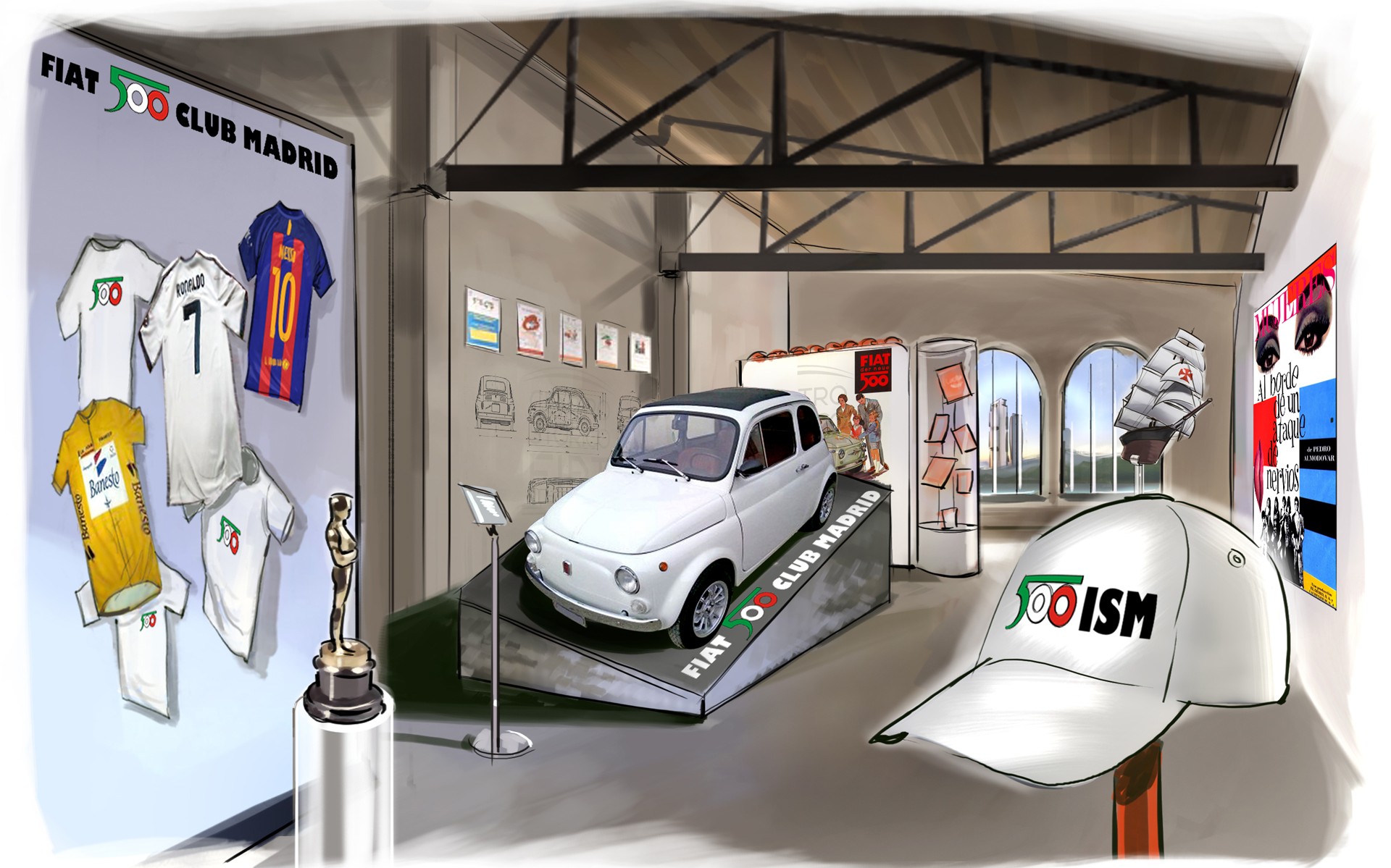 Το FIAT 500 στη Μαδρίτη