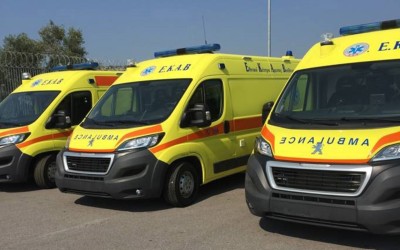 143 ασθενοφόρα Peugeot για το Ίδρυμα Στ. Νιάρχος