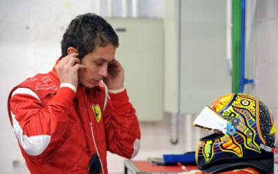 Ο Valentino Rossi δοκιμάζει την F2008 στο Mugello